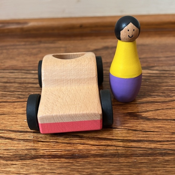 LOVEVERY STELLA AND PUSH CAR WOODEN TOY - Picture 5 of 6